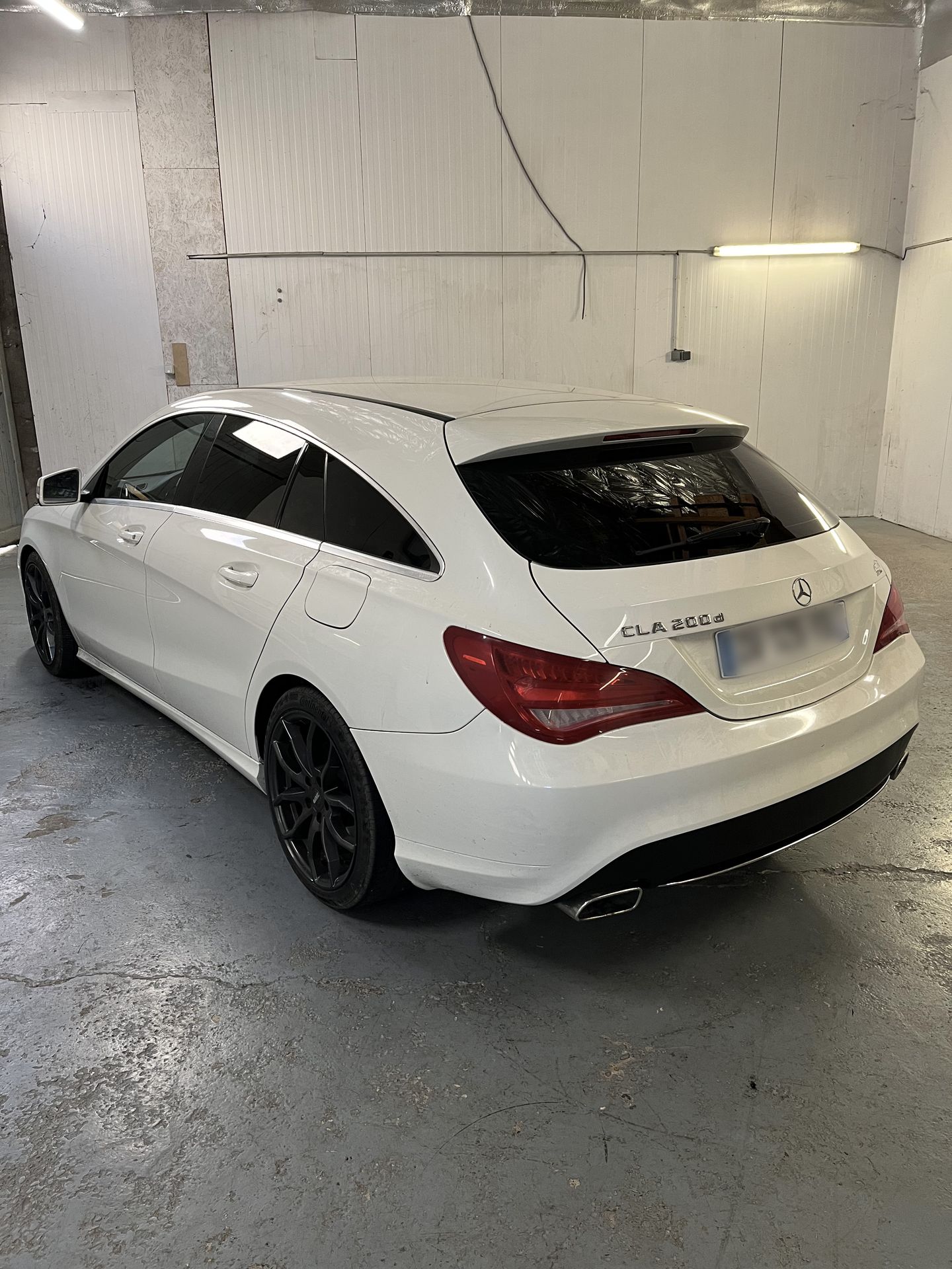 démonstration vitre teinté mercedes GLA200d